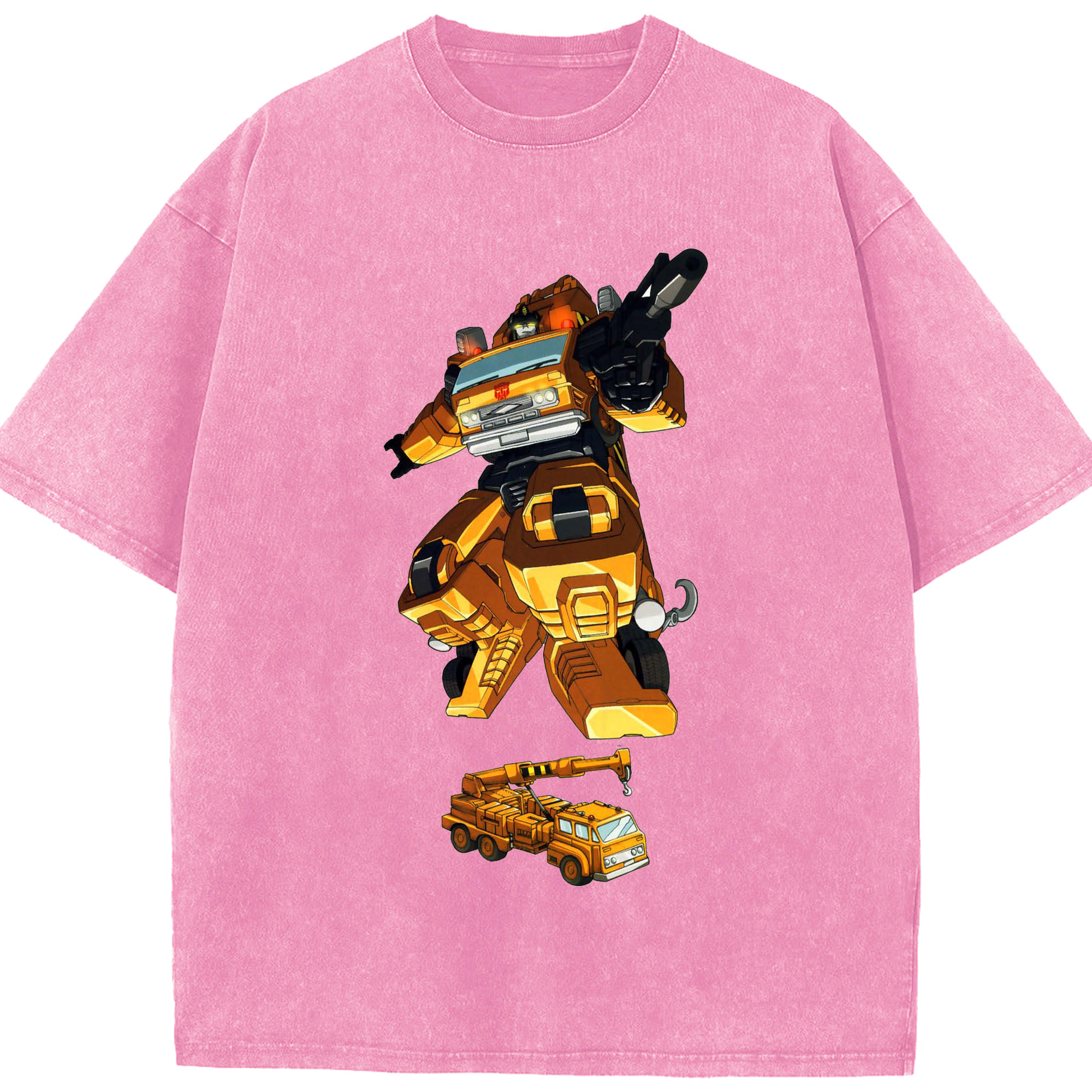 （画像用）  綿100% ヴィンテージ風 半袖Tシャツ（フロントプリント）